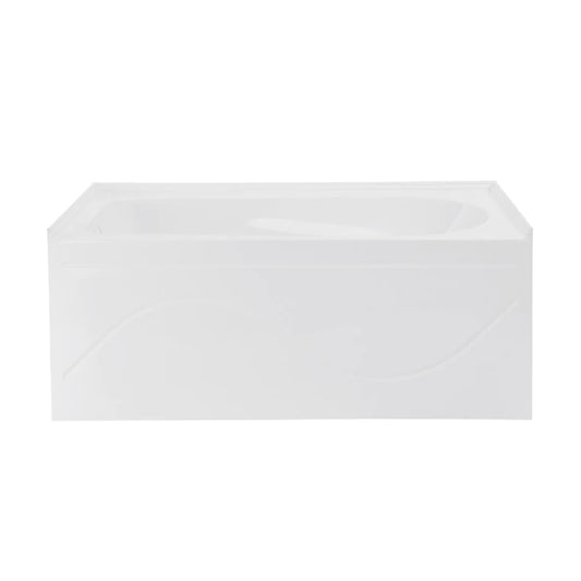 Ivy 48'' x 32" Bathtub with Apron Right Hand Drain in White