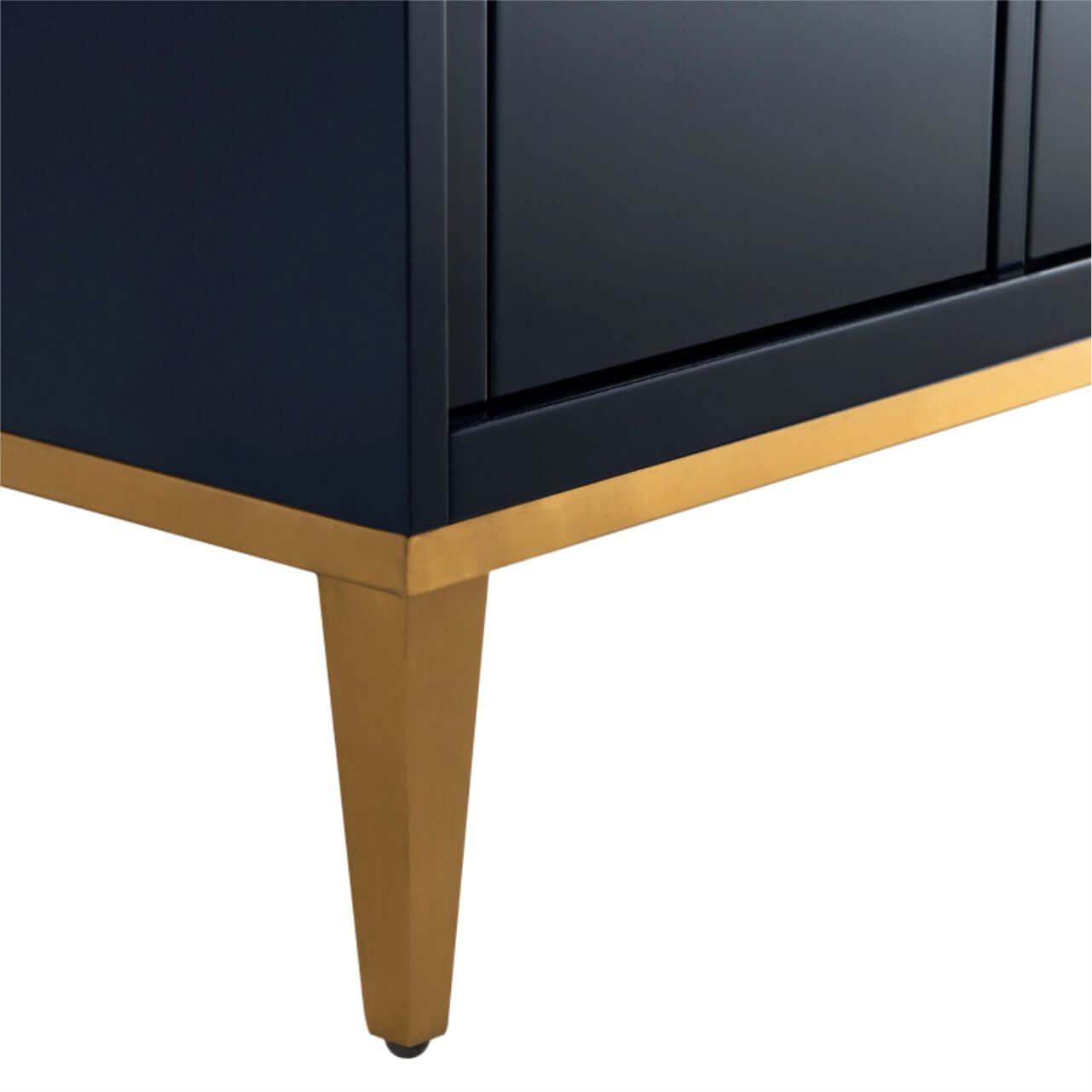 Divani 60'' Gloss Blue Vanity W/ Quartz Counter Top (Back Splash Free)