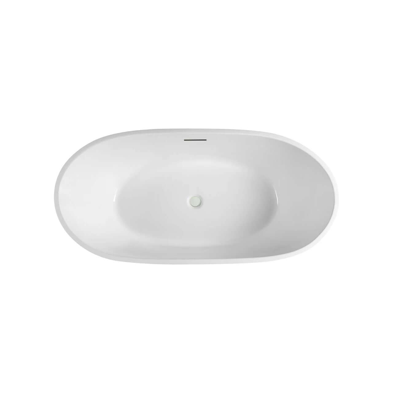 Kube VERNICE 67" Free Standing Bathtub - Matte White