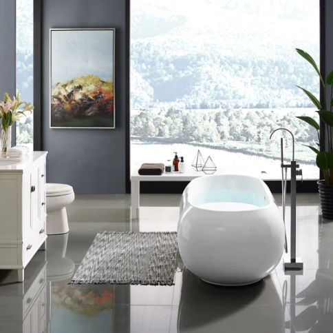 Plaisir 63" Freestanding Bathtub