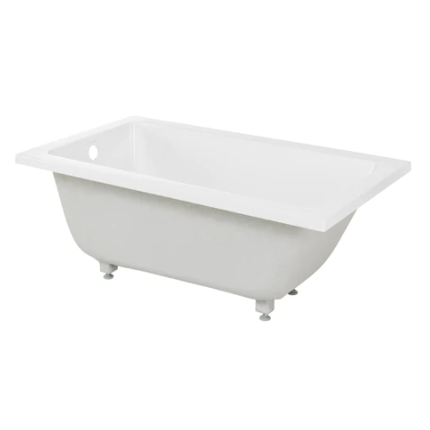 Voltaire 48" x 32" Reversible Drain Drop-In Bathtub