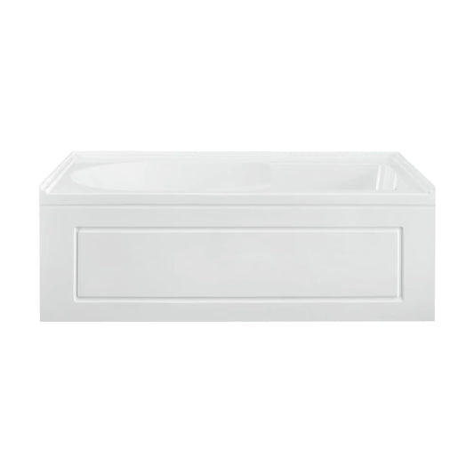 Concorde 60 in. x 32 in. Acrylic Glossy White, Alcove, Integral, Right-Hand Drain, Apron Bathtub