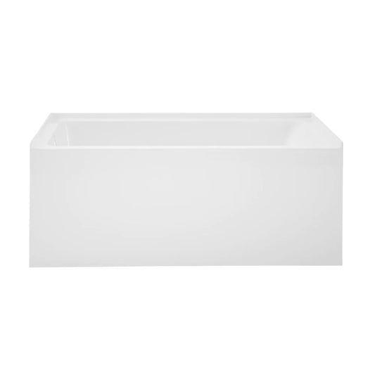 Voltaire 54" X 30" Left-Hand Drain Alcove Bathtub with Apron