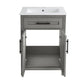 Calice 24" Bathroom Vanity in Carbon Grey