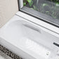 Concorde 60 in. x 32 in. Acrylic Glossy White, Alcove, Integral, Right-Hand Drain, Apron Bathtub