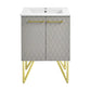 Annecy 24" Bathroom Vanity in Diamond Grey