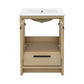 Virage 24 Freestanding, Bathroom Vanity in Natural Oak