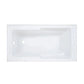 Voltaire 60" X 32" Right-Hand Drain Alcove Bathtub with Apron in Bisque
