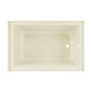 Voltaire 48" X 32" Right-Hand Drain Alcove Bathtub with Apron in Bisque