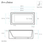 Voltaire 60" X 32" Right-Hand Drain Alcove Bathtub with Apron