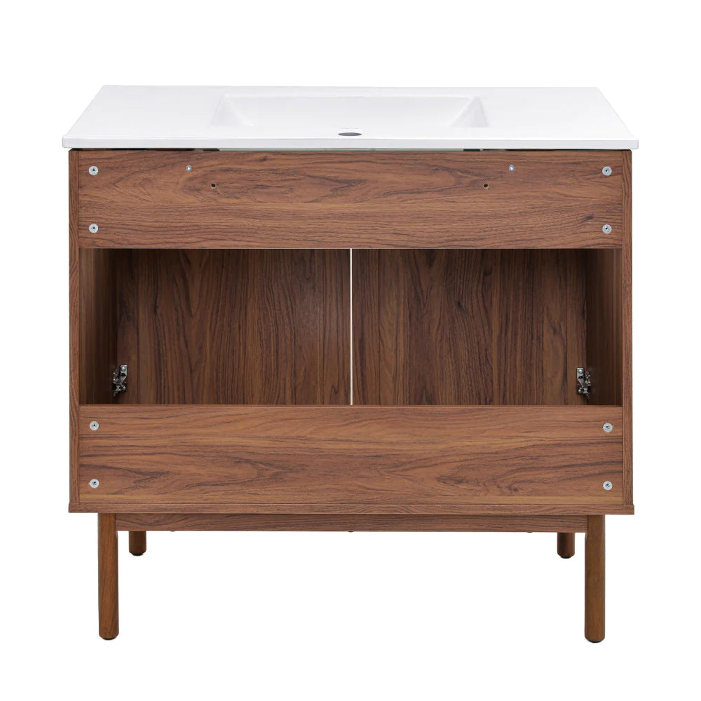 Classé 36" Bathroom Vanity in Dark Walnut