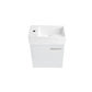 Colmer 18 Single, White, One Cabinet, Bathroom Vanity