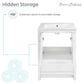 Virage 24" Freestanding, Bathroom Vanity in Glossy White