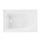 Ivy 54'' x 30" Bathtub with Apron Left Hand Drain in White