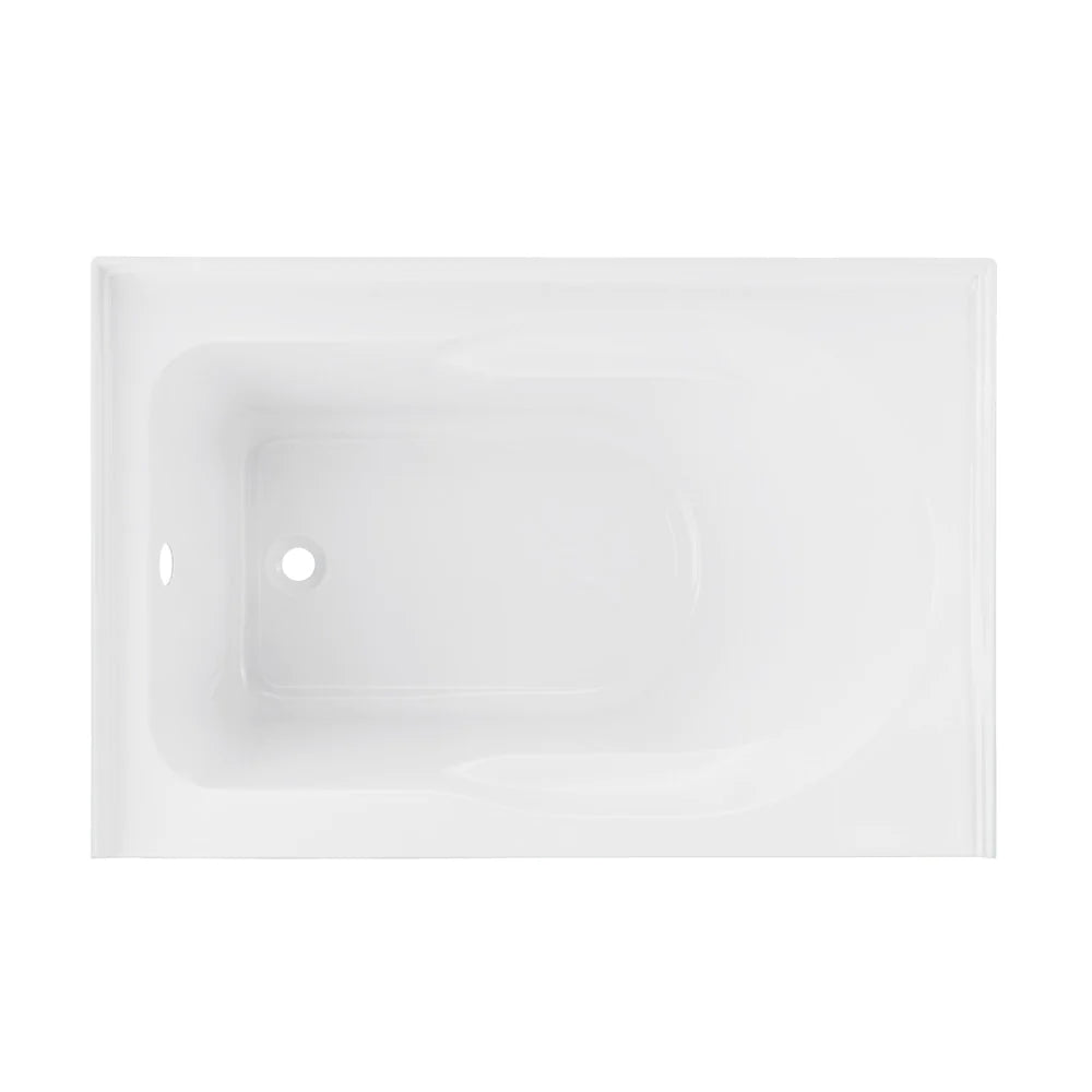 Ivy 54'' x 30" Bathtub with Apron Left Hand Drain in White