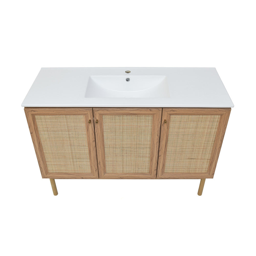 Classé 48" Bathroom Vanity in Oak