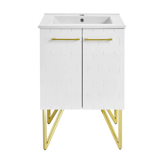 Annecy 24" Bathroom Vanity in Galaxy White