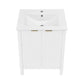 Bastille 24" Bathroom Vanity in White