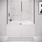 Voltaire 48 x 30" Right-Hand Drain Alcove Integrated Armrest Bathtub with Apron.