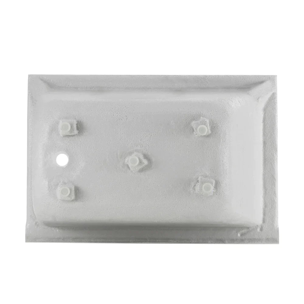 Voltaire 48" X 32" Right-Hand Drain Alcove Bathtub in Bisque