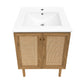 Classe 24" Bathroom Vanity in Oak