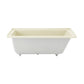Voltaire 60" X 30" Left-Hand Drain Alcove Bathtub in Bisque