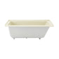 Voltaire 60" X 30" Right-Hand Drain Alcove Bathtub in Bisque