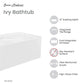 Ivy 54'' x 30 Bathtub with Apron Right Hand Drain in White