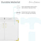 Voltaire 36" Single, Bathroom Vanity in White with Gold Hardware
