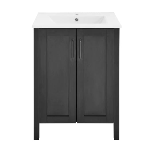 Avallon 24" Bathroom Vanity in Matte Black
