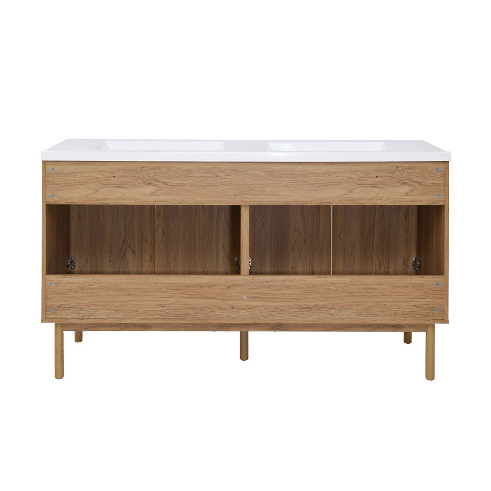 Classé 60" Bathroom Vanity in Oak