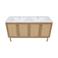 Classé 60" Bathroom Vanity in Oak