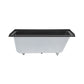 Voltaire 60" X 30" Right-Hand Drain Alcove Bathtub in Matte Black