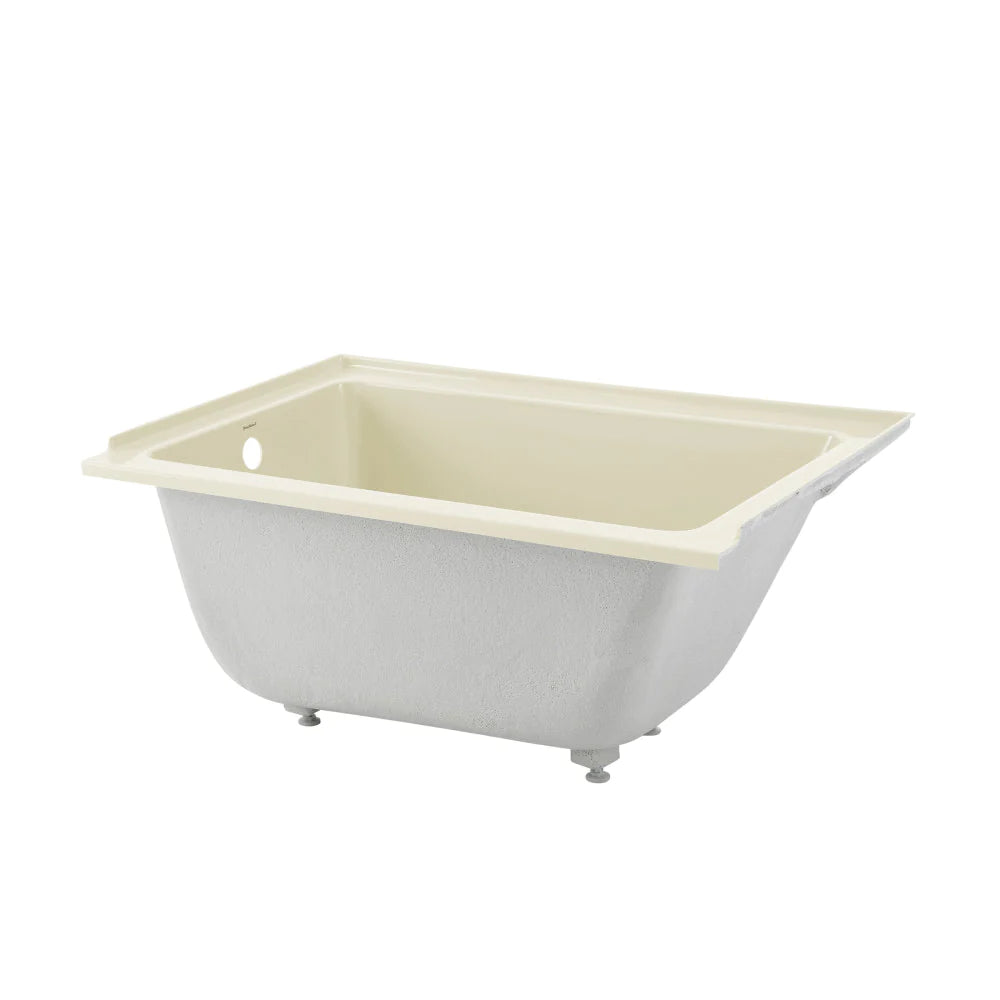 Voltaire 48" X 32" Left-Hand Drain Alcove Bathtub in Bisque