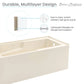 Voltaire 60" X 32" Left-Hand Drain Alcove Bathtub with Apron in Bisque