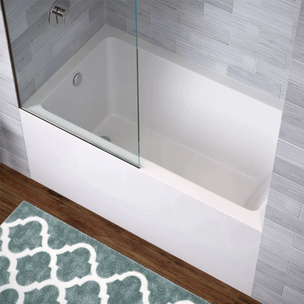 Voltaire 54" X 30" Right-Hand Drain Alcove Bathtub with Apron