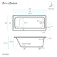 Voltaire 60" X 30" Right-Hand Drain Alcove Bathtub