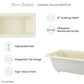 Voltaire 60" X 30" Right-Hand Drain Alcove Bathtub in Bisque