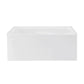 Ivy 48'' x 32" Bathtub with Apron Right Hand Drain in White