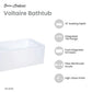 Voltaire 48 x 30" Right-Hand Drain Alcove Integrated Armrest Bathtub with Apron.