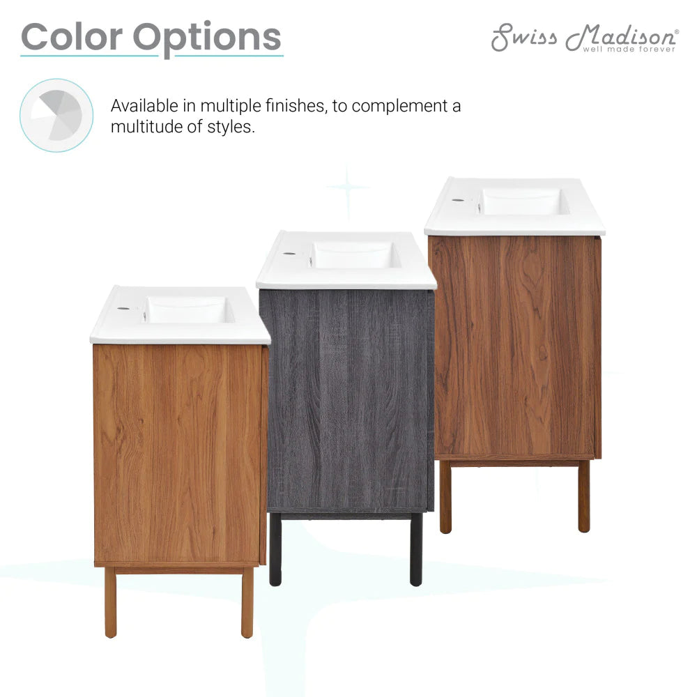 Classé 36" Bathroom Vanity in Dark Walnut