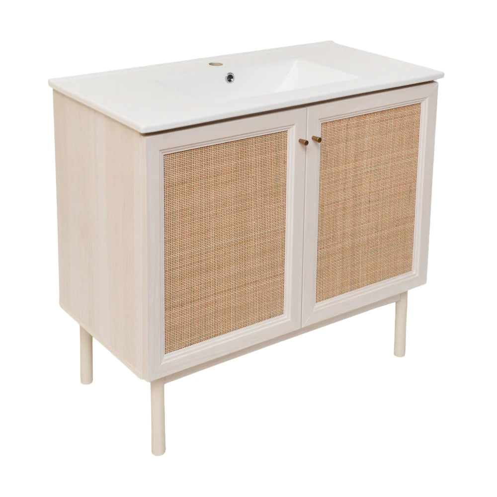 Classé 36" Bathroom Vanity in White Oak