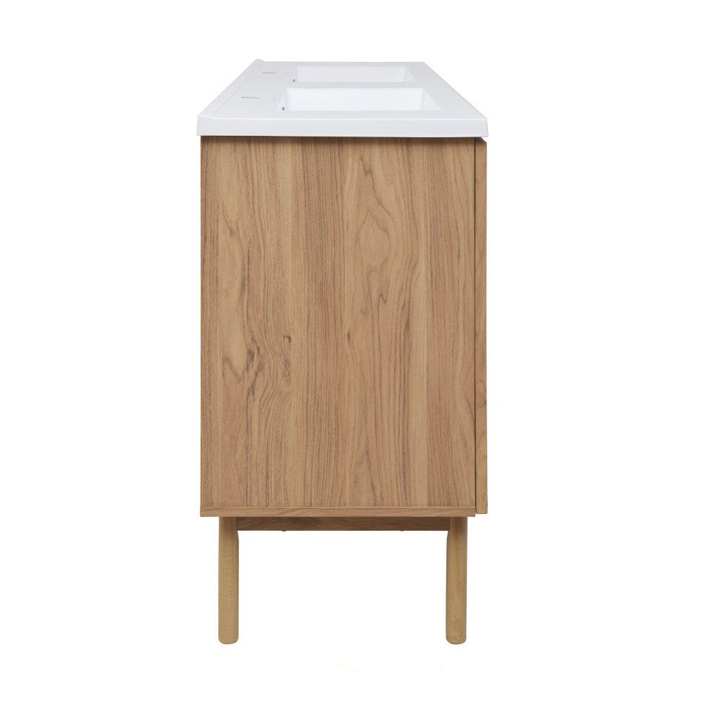 Classé 60" Bathroom Vanity in Oak