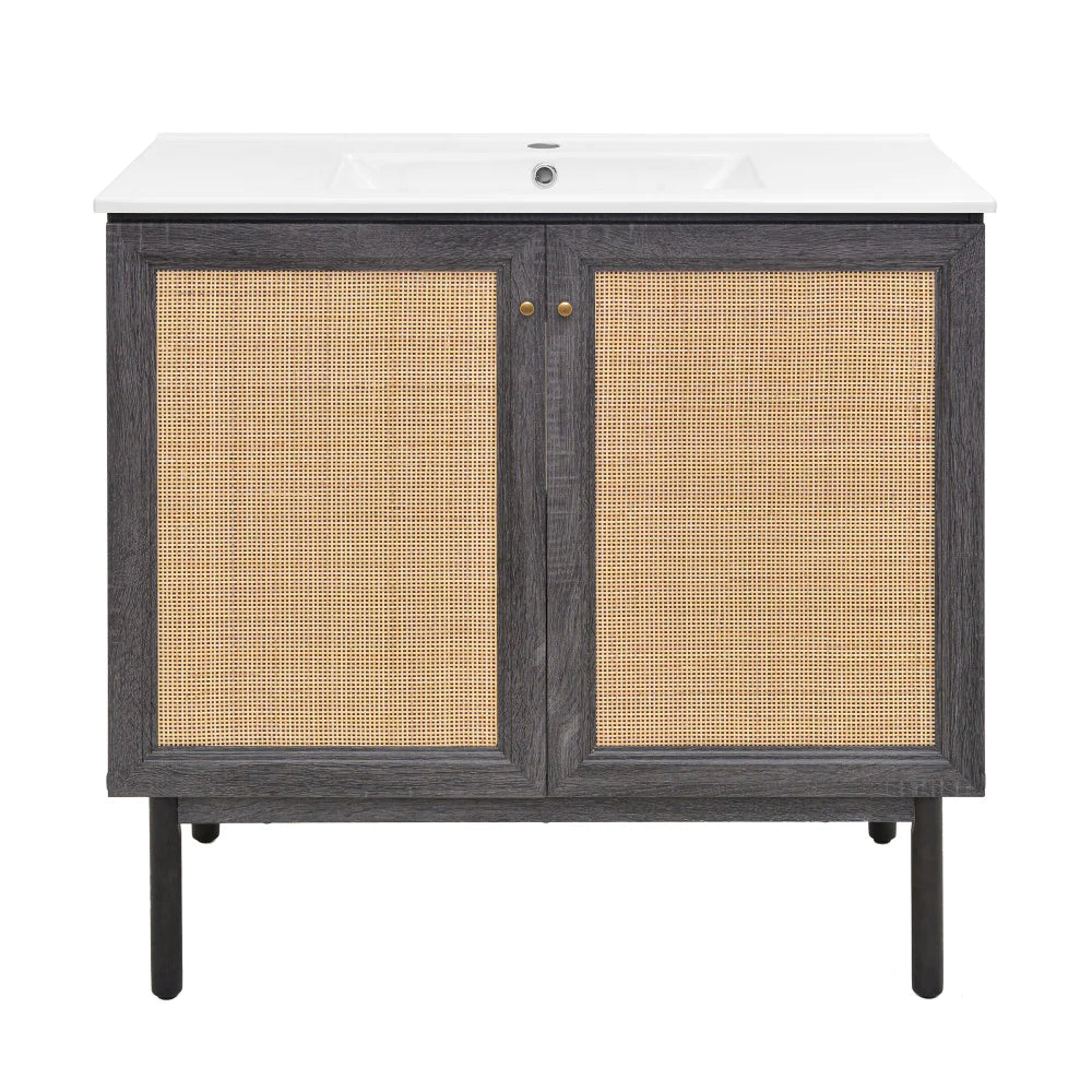 Classé 36" Bathroom Vanity in Dark Walnut