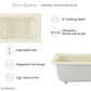 Voltaire 48" X 32" Right-Hand Drain Alcove Bathtub in Bisque