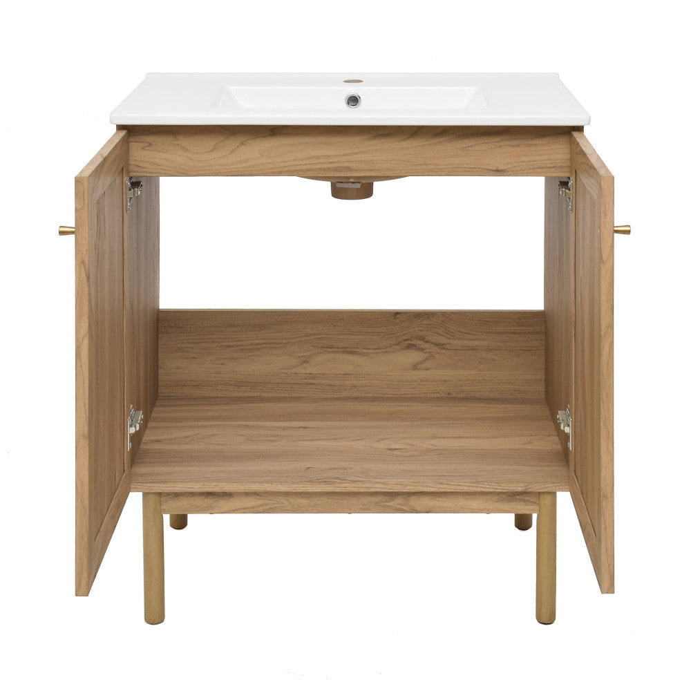 Classé 30" Bathroom Vanity in Oak