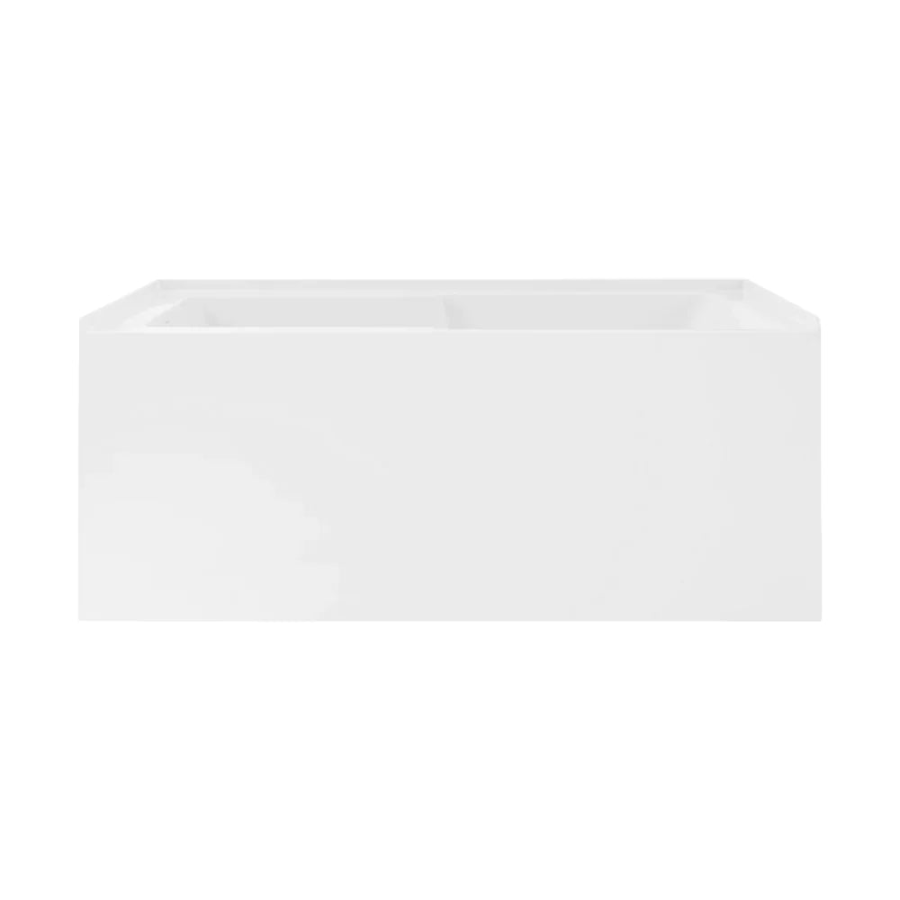 Voltaire 48 x 30" Right-Hand Drain Alcove Integrated Armrest Bathtub with Apron.