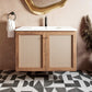 Classé 36" Wall-Mounted Bathroom Vanity in Oak