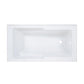 Voltaire 60" X 32" Right-Hand Drain Alcove Bathtub with Apron and Armrest