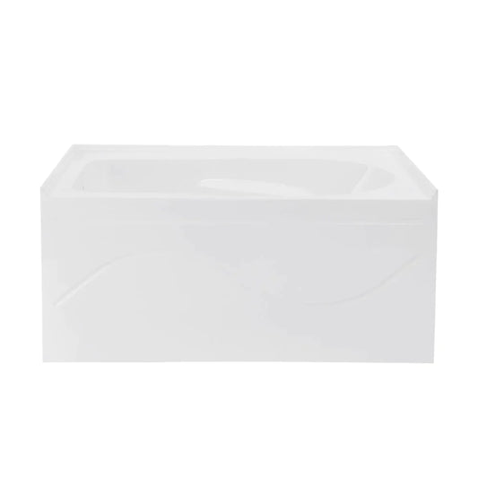 Ivy 54'' x 30 Bathtub with Apron Right Hand Drain in White